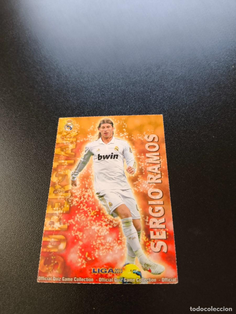 Cartes &agrave; collectionner de Football: 24 SERGIO RAMOS SUPERSTAR MATE REAL MADRID MUNDICROMO LIGA 2012 2013 12 13 NO PANINI ESTE MEGACRACKS