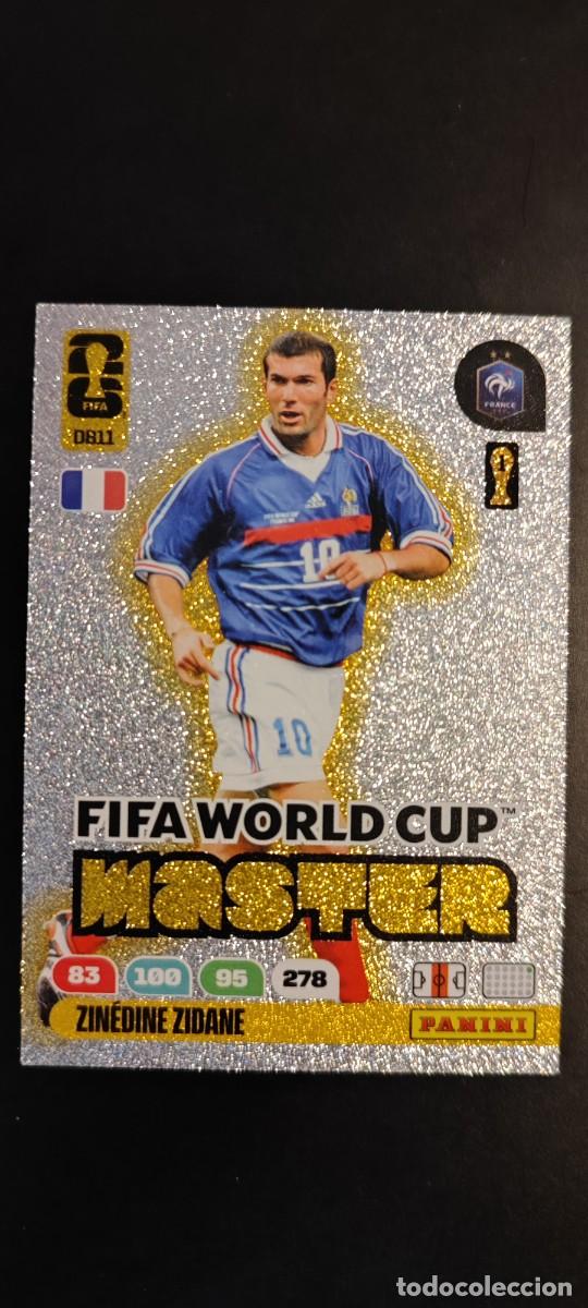 Fu&szlig;ball-Sticker: ADRENALYN XL FIFA WORLD CUP 2026 CARD MASTER ZIDANE FRANCIA # DB11 PANINI