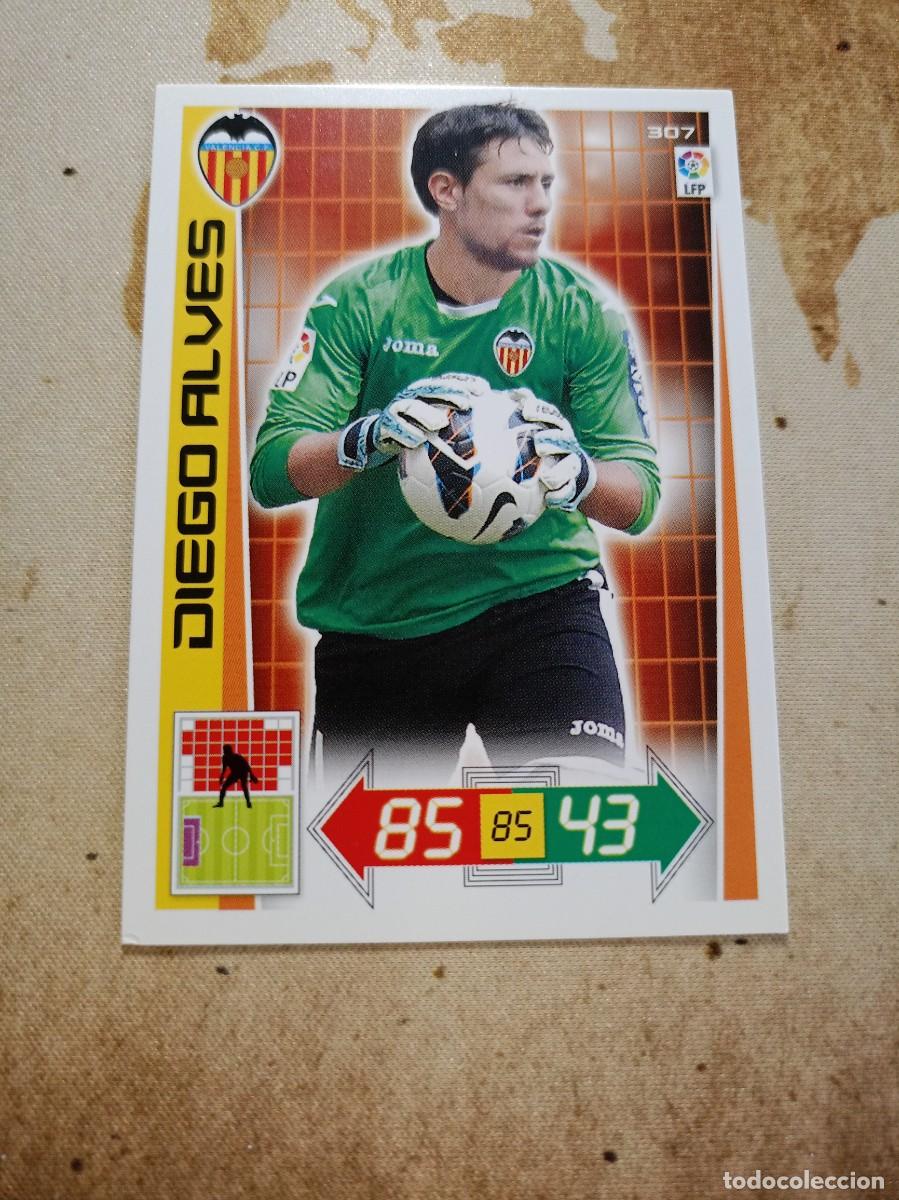 Fu&szlig;ball-Sticker: Valencia 307 DIEGO ALVES Adrenalyn 2012-13