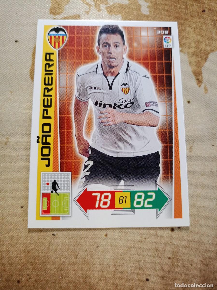 Fu&szlig;ball-Sticker: Valencia 308 JOAO PEREIRA Adrenalyn 2012-13
