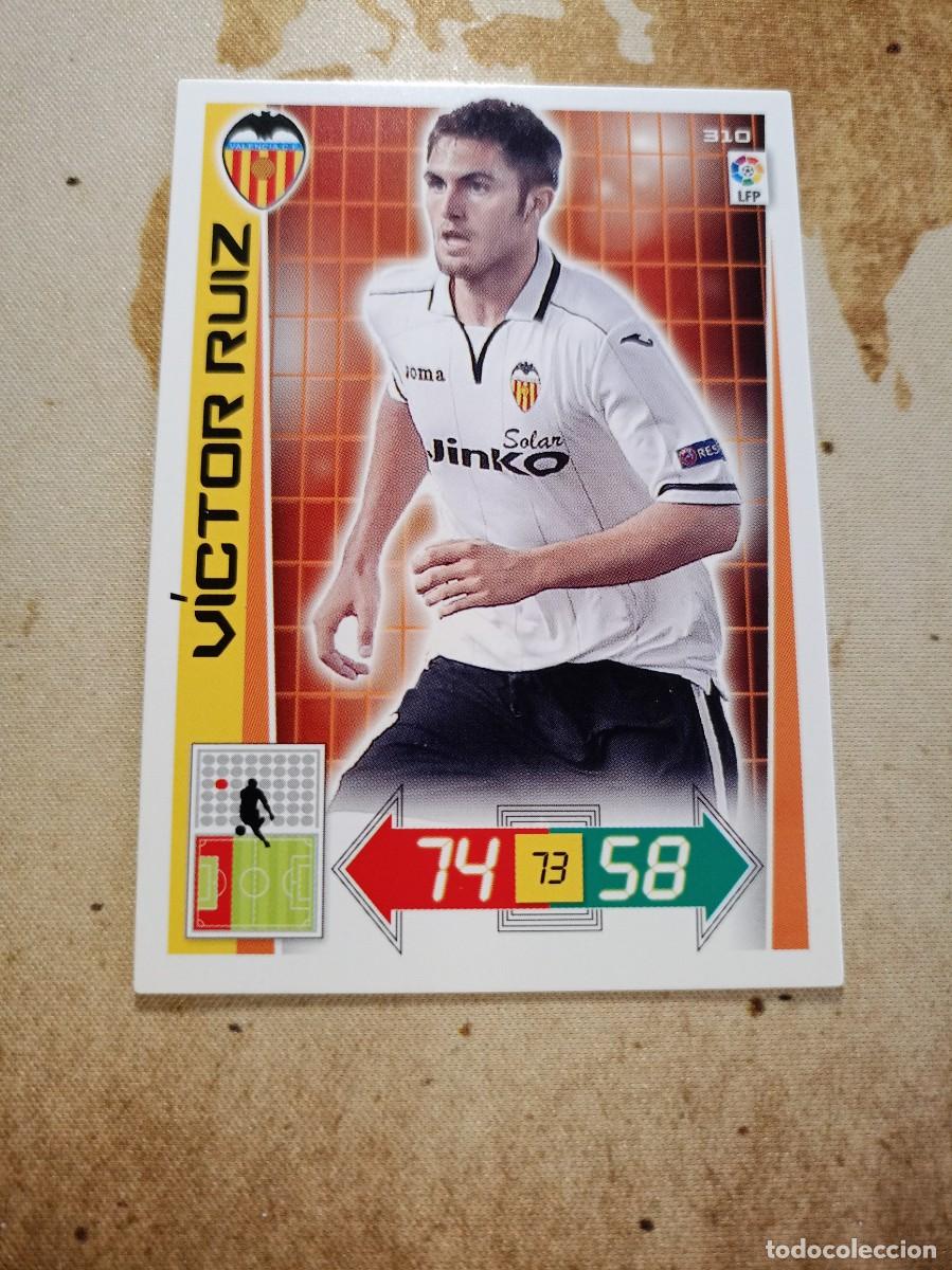 Figurine di Calcio: Valencia 310 VICTOR RUIZ Adrenalyn 2012-13