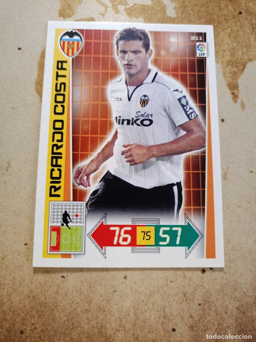 Figurine di Calcio: Valencia 311 RICARDO COSTA Adrenalyn 2012-13