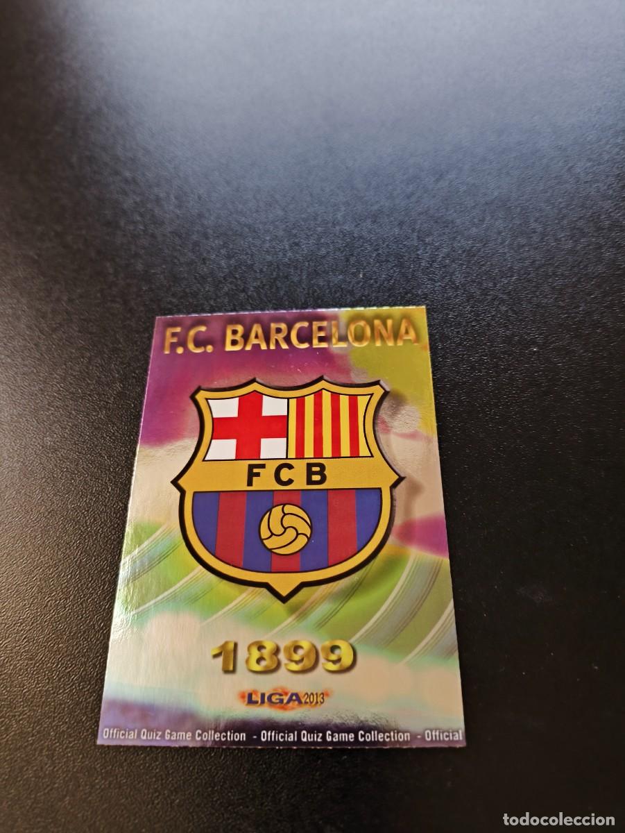 Cromos de F&uacute;tbol: 28 ESCUDO BRILLO LISO BARCELONA MUNDICROMO LIGA 2012 2013 12 13 NO PANINI ESTE MEGACRACKS