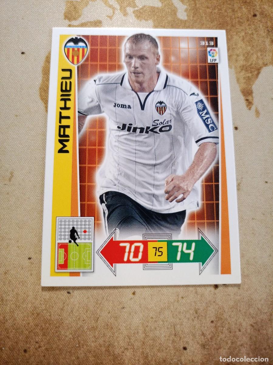Cromos de F&uacute;tbol: Valencia 313 MATHIEU Adrenalyn 2012-13