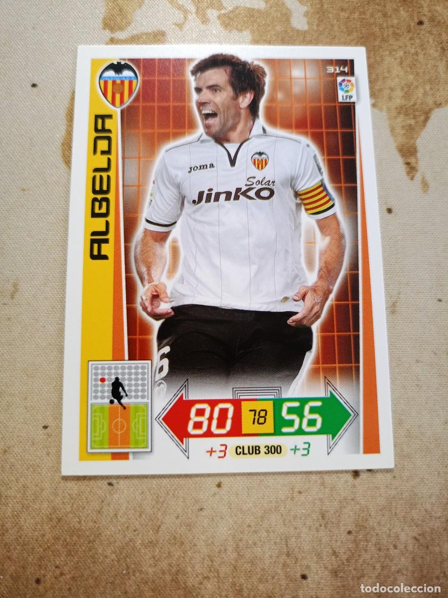 Cromos de F&uacute;tbol: Valencia 314 ALBELDA Adrenalyn 2012-13