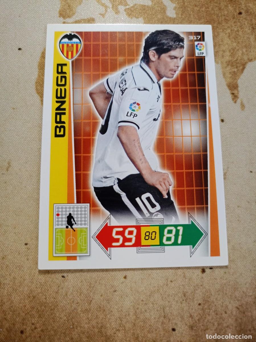 Cromos de F&uacute;tbol: Valencia 317 BANEGA Adrenalyn 2012-13