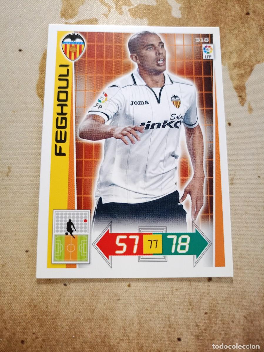 Cromos de F&uacute;tbol: Valencia 318 FEGHOULI Adrenalyn 2012-13