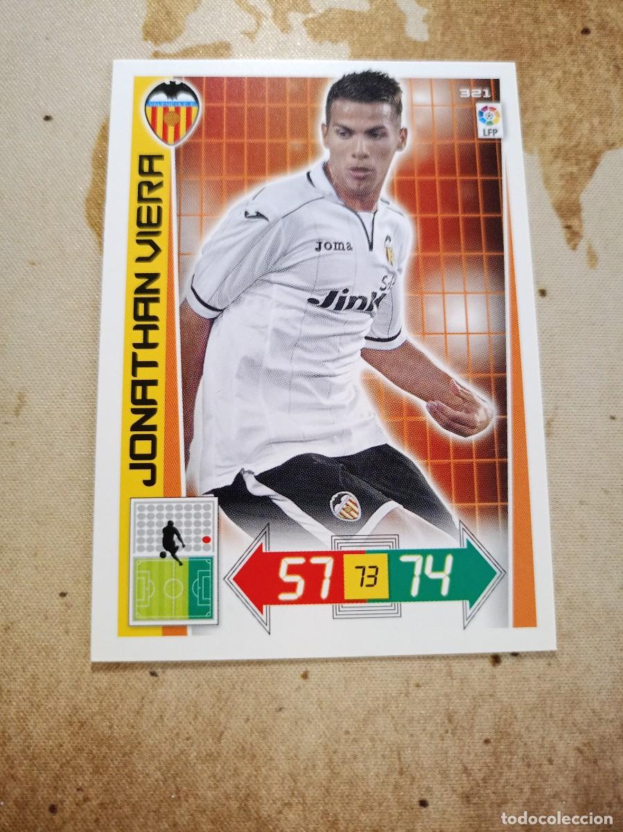Cromos de F&uacute;tbol: Valencia 321 JONATHAN VIEIRA Adrenalyn 2012-13