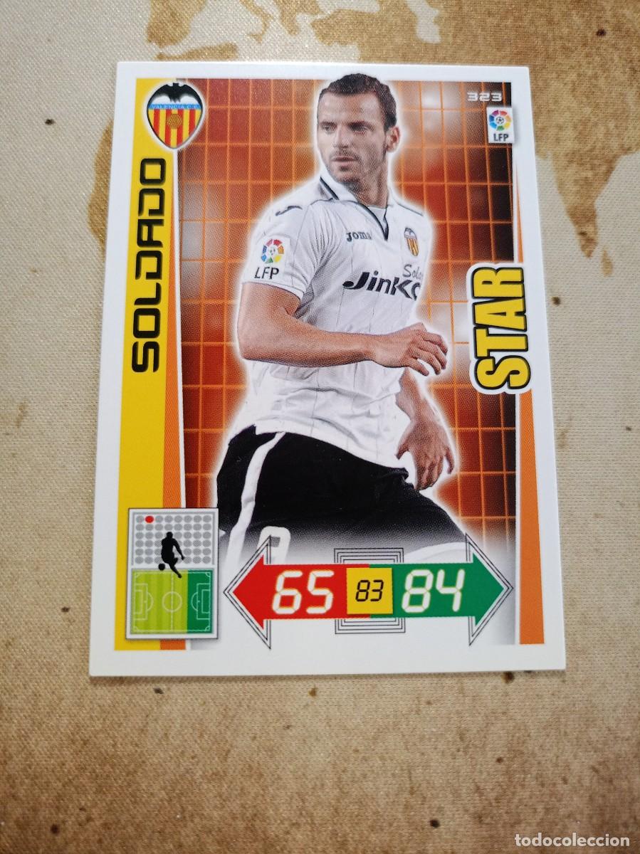 Cromos de F&uacute;tbol: Valencia 323 SOLDADO Adrenalyn 2012-13