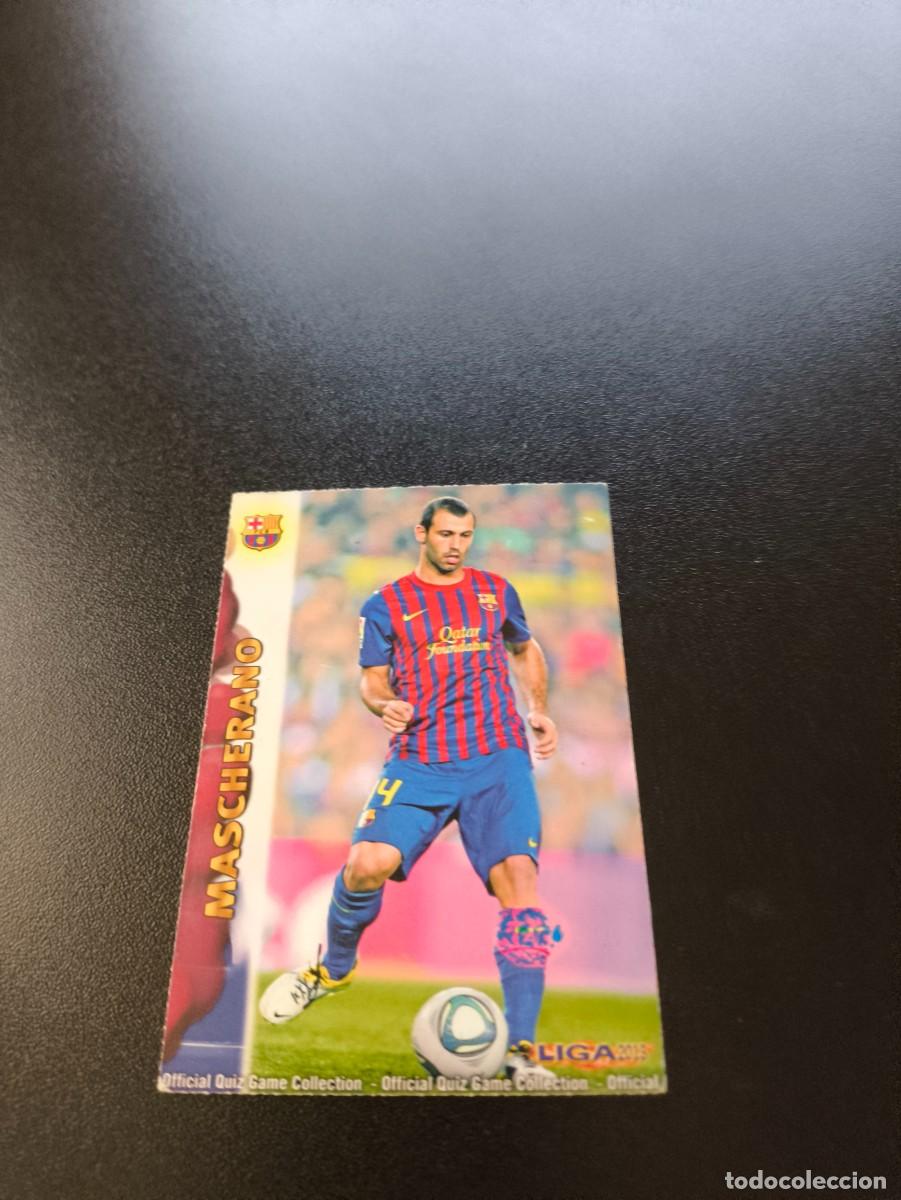 Cartes &agrave; collectionner de Football: 38 MASCHERANO BARCELONA MUNDICROMO LIGA 2012 2013 12 13 NO PANINI ESTE MEGACRACKS