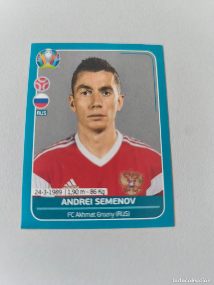 Cromos de F&uacute;tbol: UEFA EURO 2020 PREVIEW EUROCOPA PANINI ANDREI SEMENOV 13 RUS CRM2