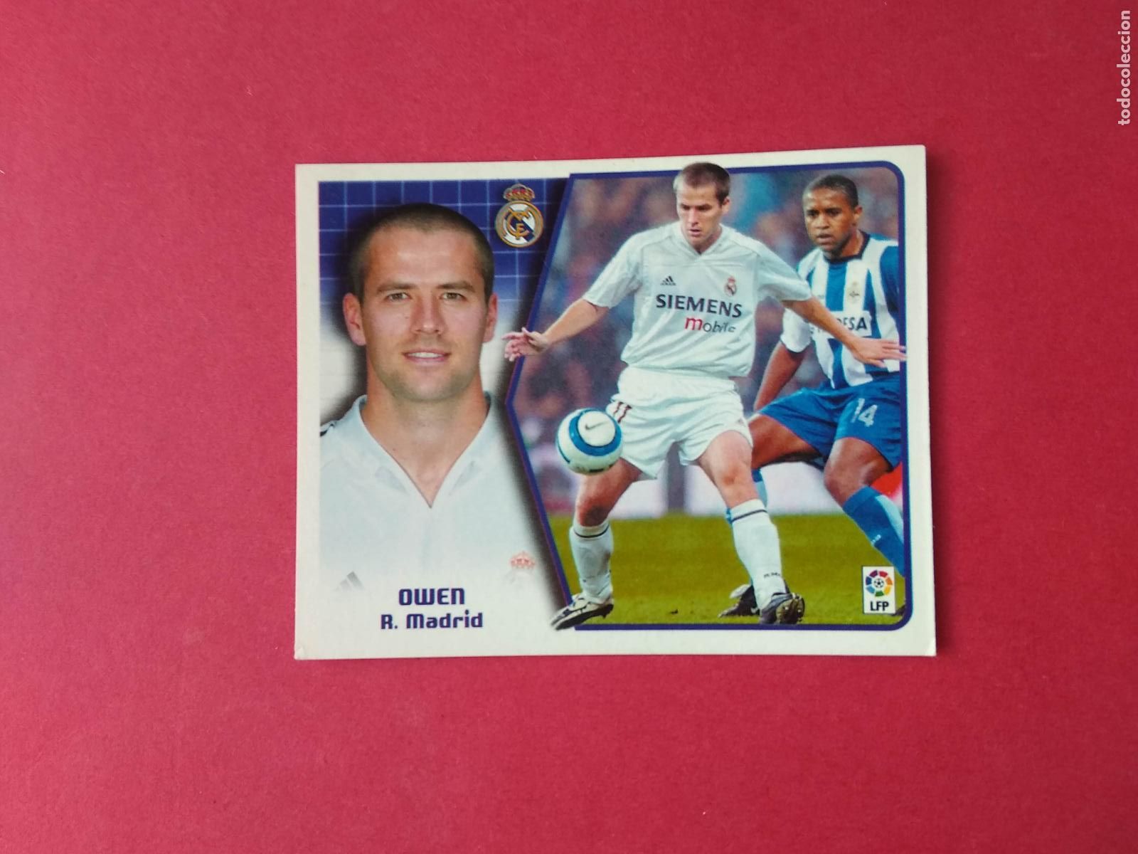 Cromos de F&uacute;tbol: CROMOS EDICIONES ESTE LIGA 05 06 2005 2006 CROMO BAJA NUNCA PEGADO OWEN REAL MADRID