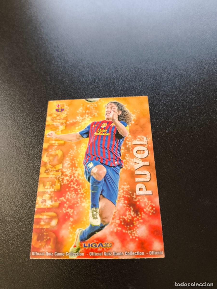 Cromos de F&uacute;tbol: 50 PUYOL SUPERSTAR MATE BARCELONA MUNDICROMO LIGA 2012 2013 12 13 NO PANINI ESTE MEGACRACKS
