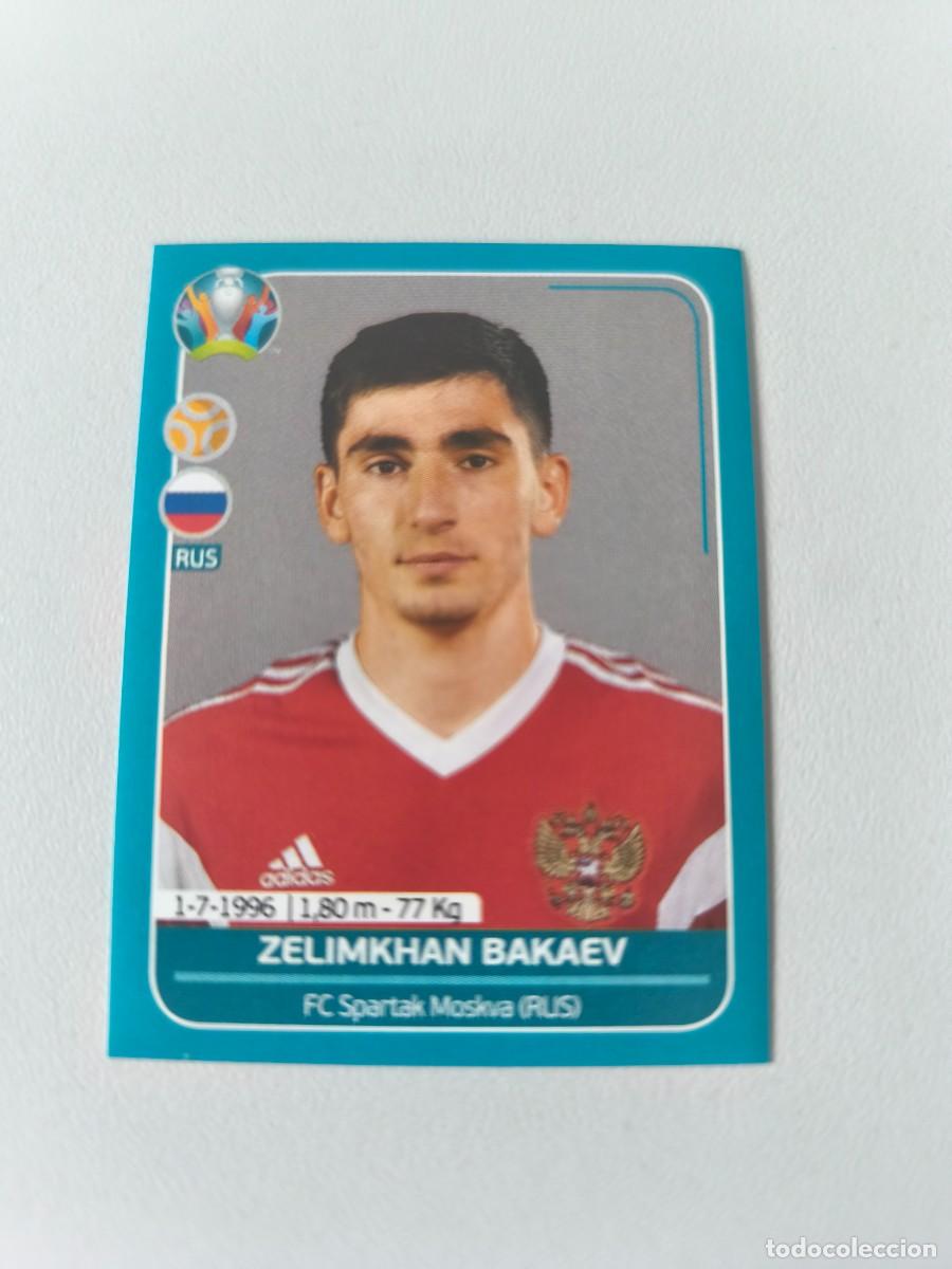 Cromos de F&uacute;tbol: UEFA EURO 2020 PREVIEW EUROCOPA PANINI ZELIMKHAN BAKAEV 27 RUS CRM2