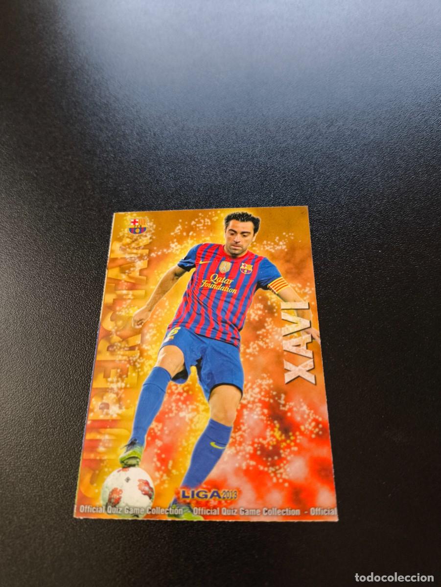 Cromos de F&uacute;tbol: 51 XAVI SUPERSTAR MATE BARCELONA MUNDICROMO LIGA 2012 2013 12 13 NO PANINI ESTE MEGACRACKS