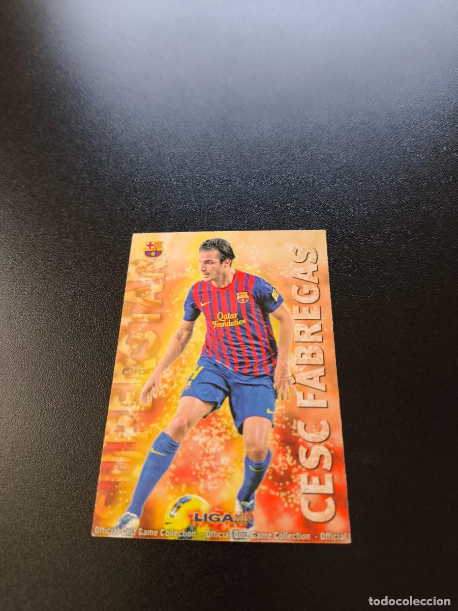 Cromos de F&uacute;tbol: 54 CESC FABREGAS SUPERSTAR MATE BARCELONA MUNDICROMO LIGA 2012 2013 12 13 NO PANINI ESTE MEGACRACKS