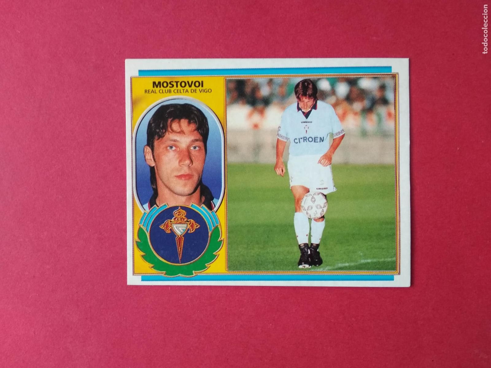 Fu&szlig;ball-Sticker: EDICIONES ESTE LIGA 1996 1997 96 97 CROMO NUNCA PEGADO FICHAJE N&ordm; 24 MOSTOVOI CELTA DE VIGO