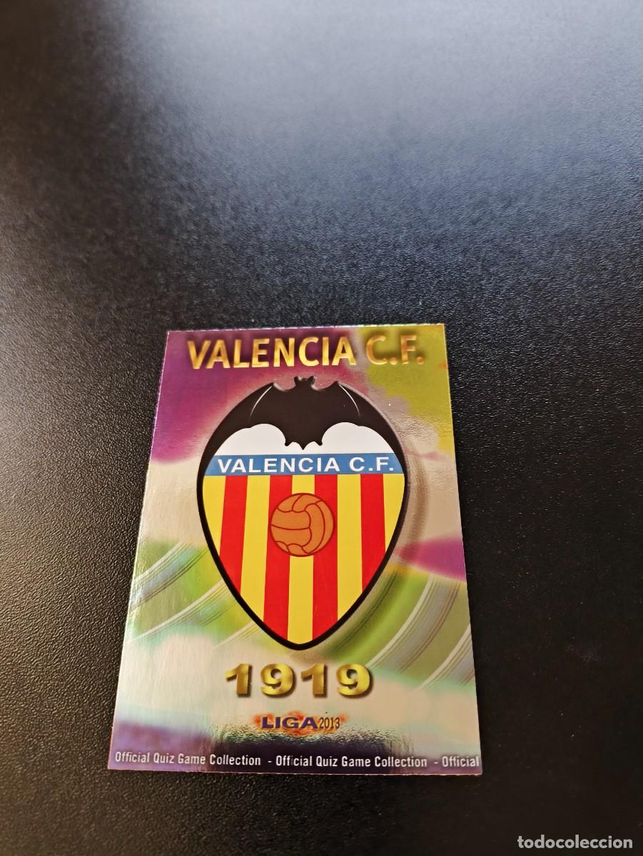 Cromos de F&uacute;tbol: 55 ESCUDO BRILLO LISO VALENCIA MUNDICROMO LIGA 2012 2013 12 13 NO PANINI ESTE MEGACRACKS