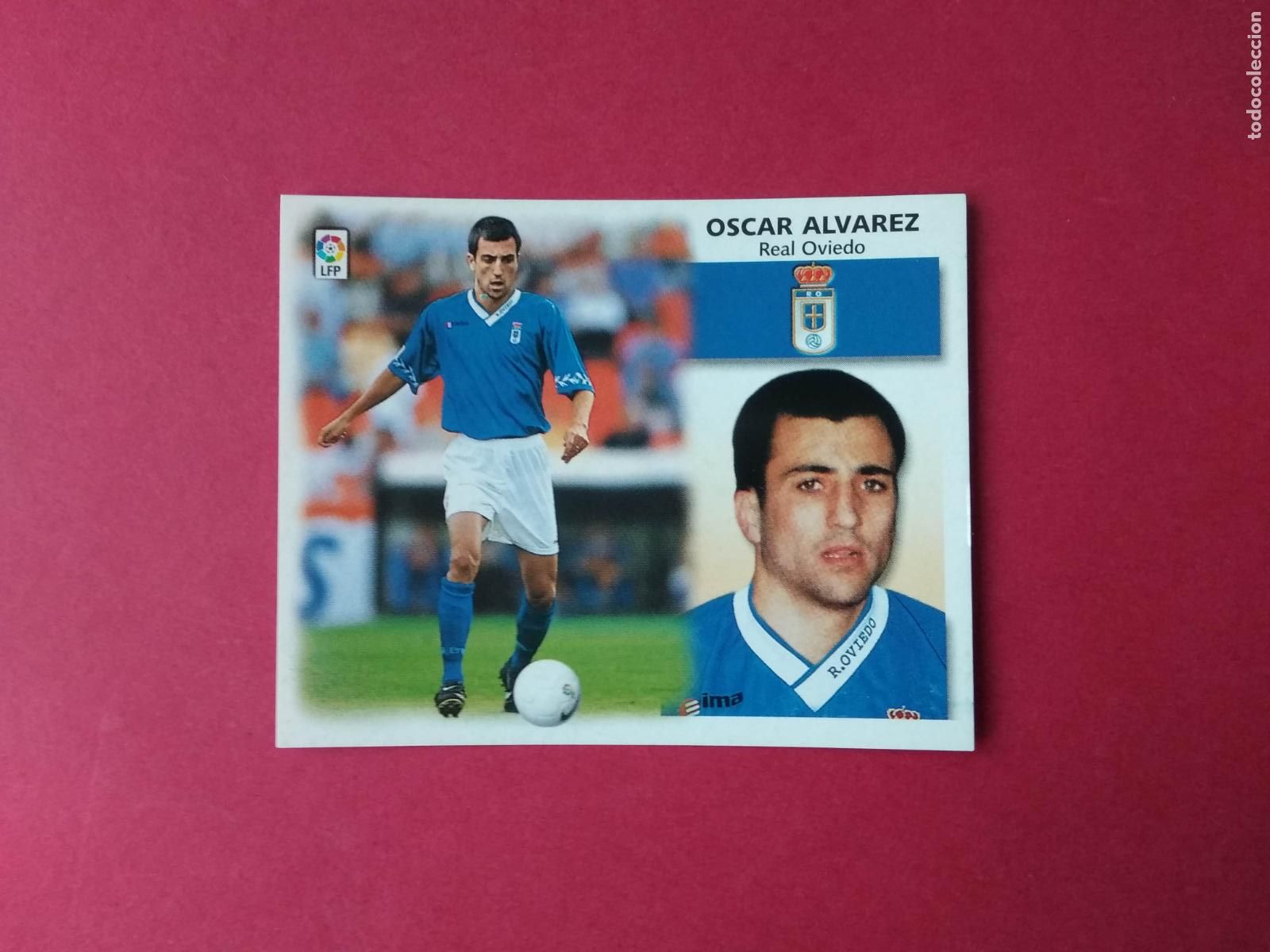 Cromos de F&uacute;tbol: EDICIONES ESTE LIGA 99 00 1999 2000 CROMO NUNCA PEGADO COLOCA OVIEDO , OSCAR ALVAREZ