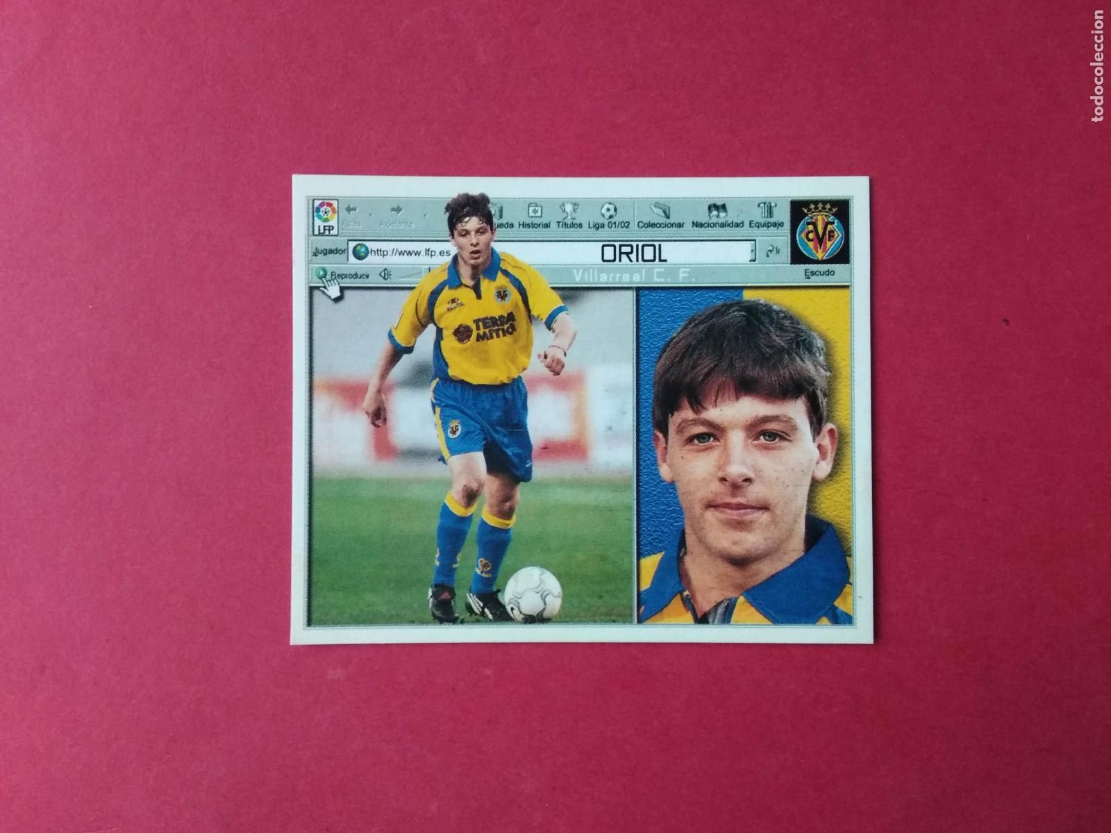 Cromos de F&uacute;tbol: CROMO EDICIONES ESTE 2001 2002 01 02 NUEVO SIN PEGAR , FICHAJE N&ordm; 4 ORIOL , VILLAREAL