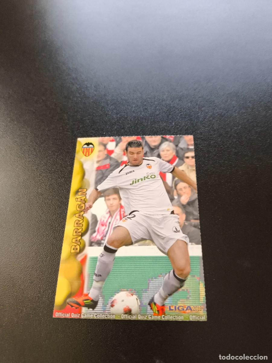 Cromos de F&uacute;tbol: 63 BARRAGAN VALENCIA MUNDICROMO LIGA 2012 2013 12 13 NO PANINI ESTE MEGACRACKS