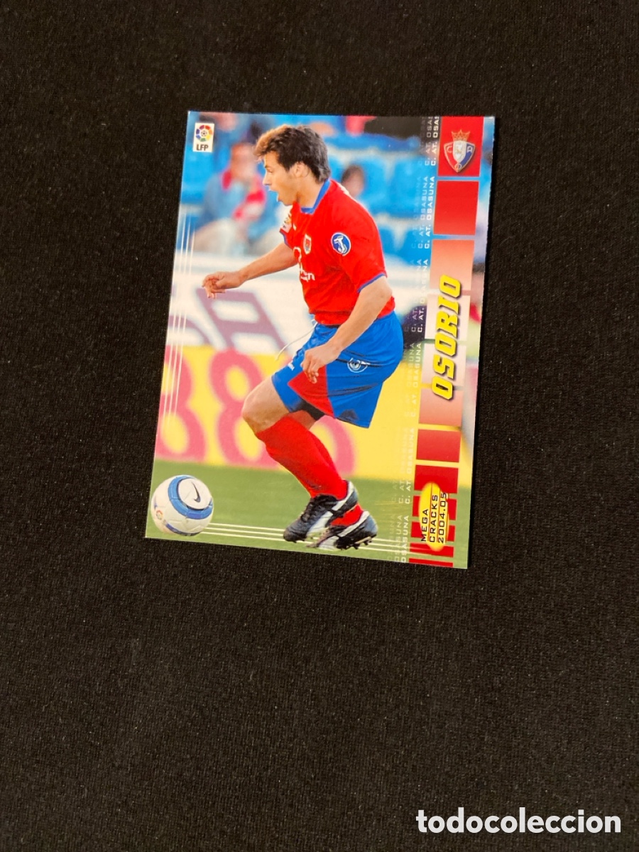 Cromos de F&uacute;tbol: OSORIO 233 BIS ERROR (NUMANCIA) PANINI MEGACRACKS 2004-2005 04 05 CROMO CARTA M-3