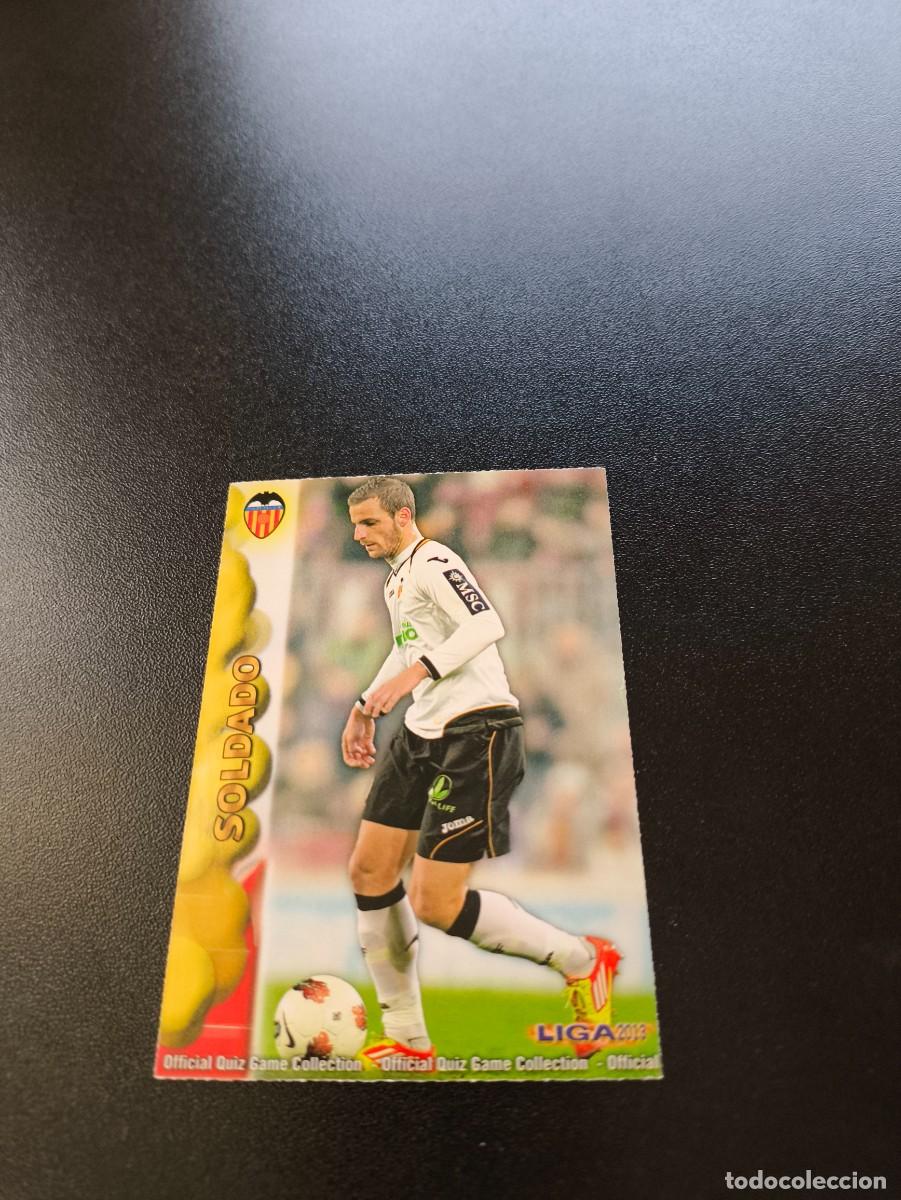 Cromos de F&uacute;tbol: 74 SOLDADO VALENCIA MUNDICROMO LIGA 2012 2013 12 13 NO PANINI ESTE MEGACRACKS