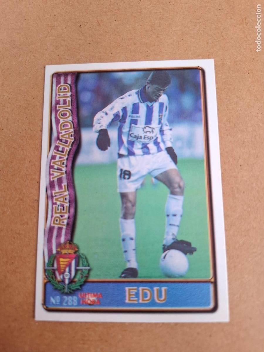 Cromos de F&uacute;tbol: MUNDICROMO 96 97 1996 1997 - UH 288 EDU - REAL VALLADOLID