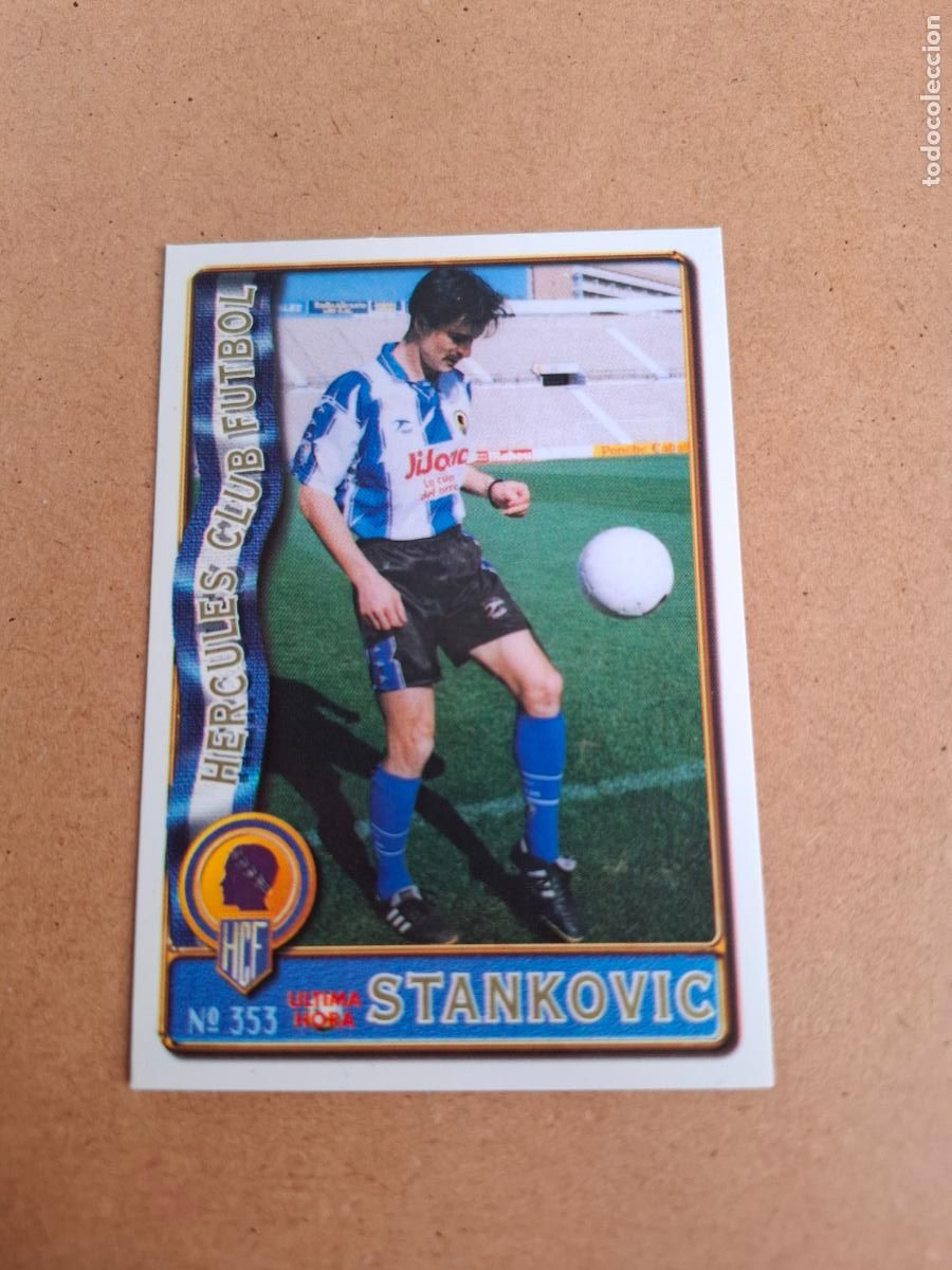Cromos de F&uacute;tbol: MUNDICROMO 96 97 1996 1997 - UH 353 STANKOVIC - H&Eacute;RCULES CF