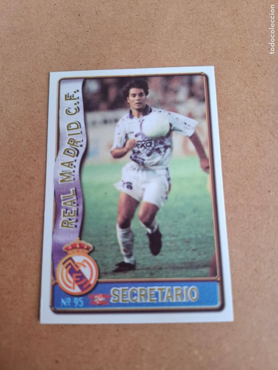 Cromos de F&uacute;tbol: MUNDICROMO 96 97 1996 1997 - UH 95 SECRETARIO - REAL MADRID