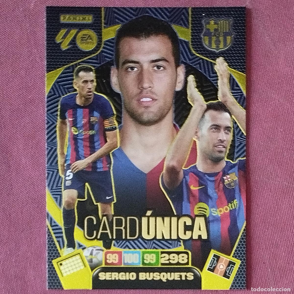 Cromos de F&uacute;tbol: SERGIO BUSQUETS - F.C. BARCELONA - CARD UNICA - DREAM BOX ADRENALYN 2025 2026