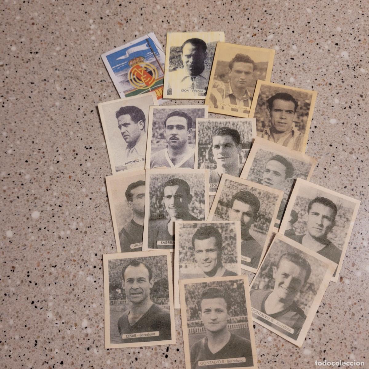 Cromos de F&uacute;tbol: LOTE 16 CROMOS DE VARIOS EQUIPOS RUIZ ROMERO 1950-51