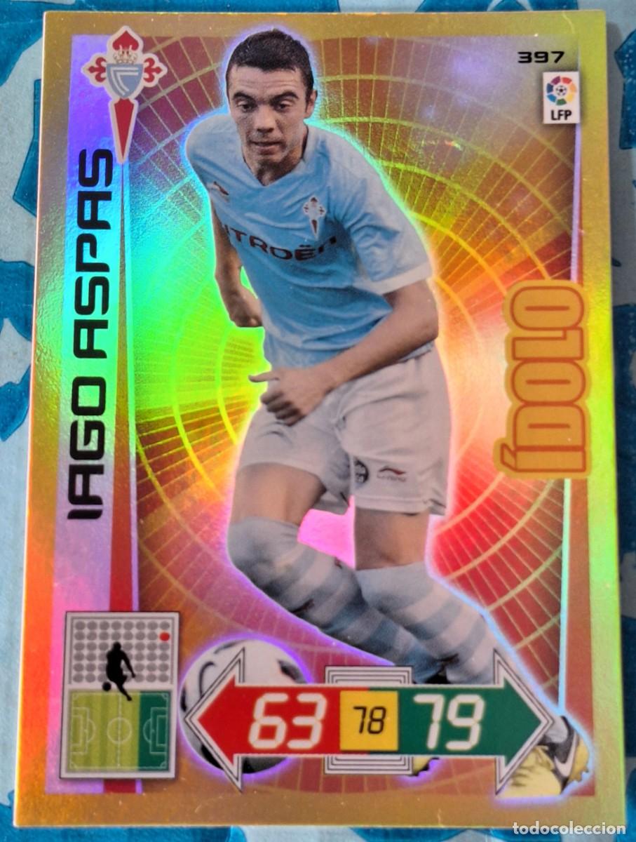 Cromos de F&uacute;tbol: Iago Aspas Celta de Vigo Panini Adrenalyn XL Idolo