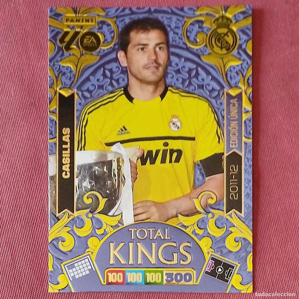 Football Stickers: CASILLAS - REAL MADRID - EDICION UNICA - TOTAL KINGS - DREAM BOX ADRENALYN 2025 2026