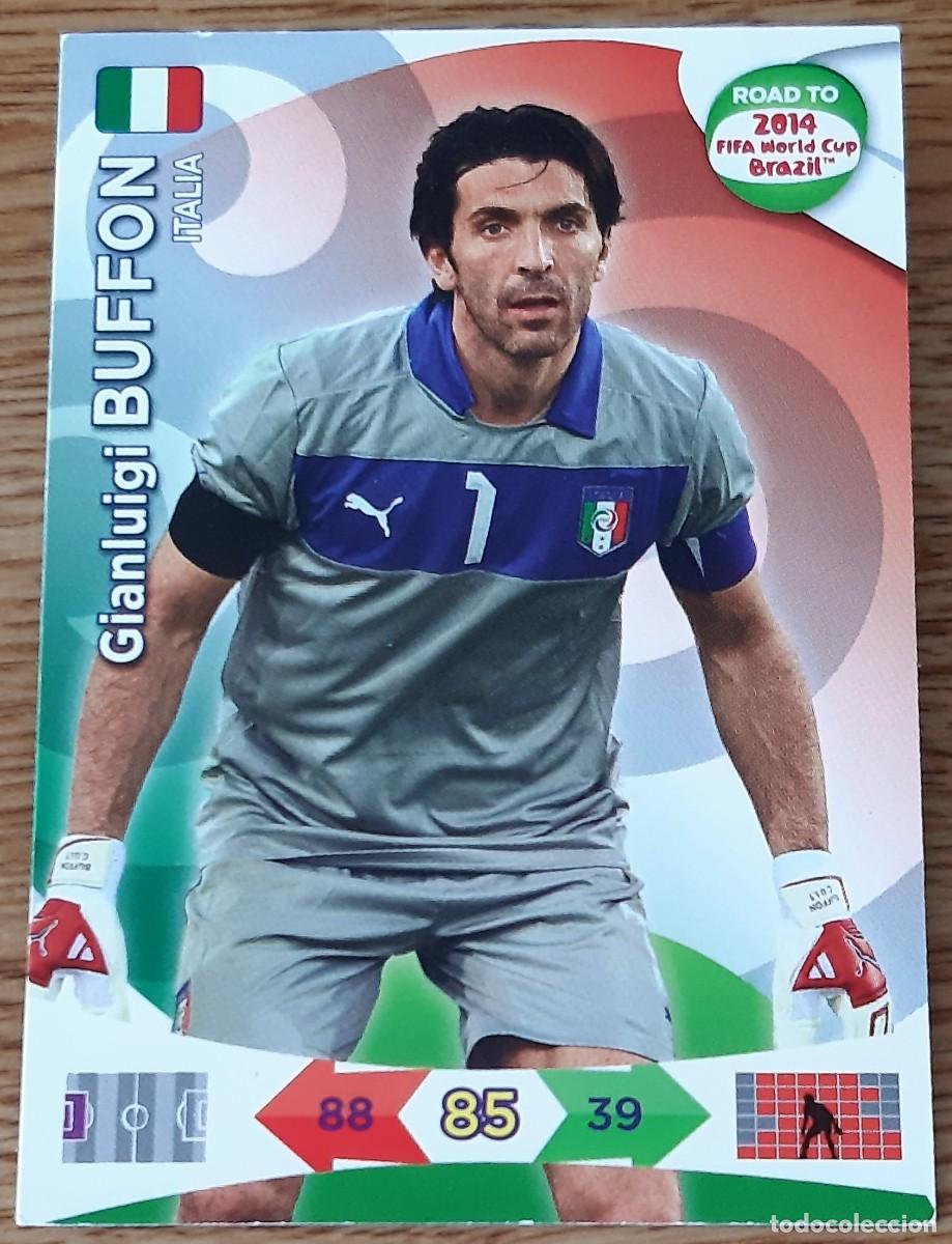 Football Stickers: Gianluigi Buffon Italia Panini Adrenalyn XL Road to World Cup 2014