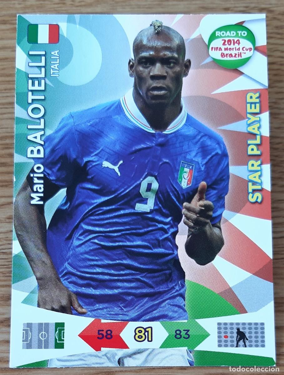 Cromos de F&uacute;tbol: Mario Balotelli Italia Panini Adrenalyn XL Road to World Cup 2014