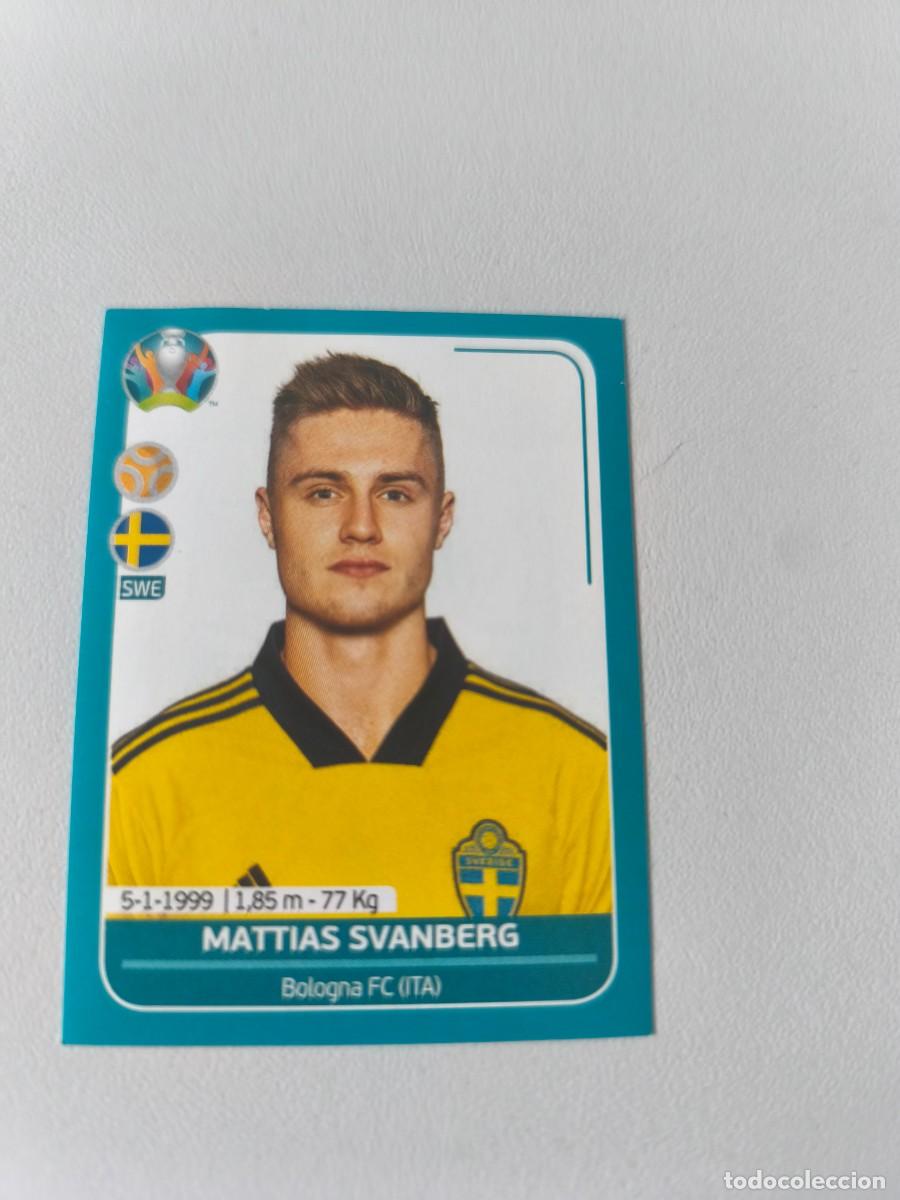 Cromos de F&uacute;tbol: UEFA EURO 2020 PREVIEW EUROCOPA PANINI MATTIAS SVANBERG 23 SWE CRM2