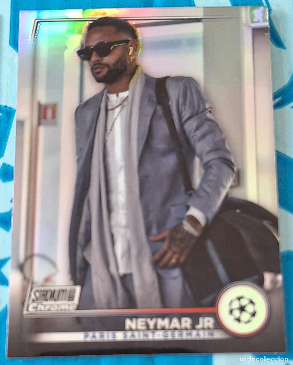 Cromos de Futebol: Neymar Jr. Paris Saint-Germain PSG Topps Stadium Chrome Soccer Refractor