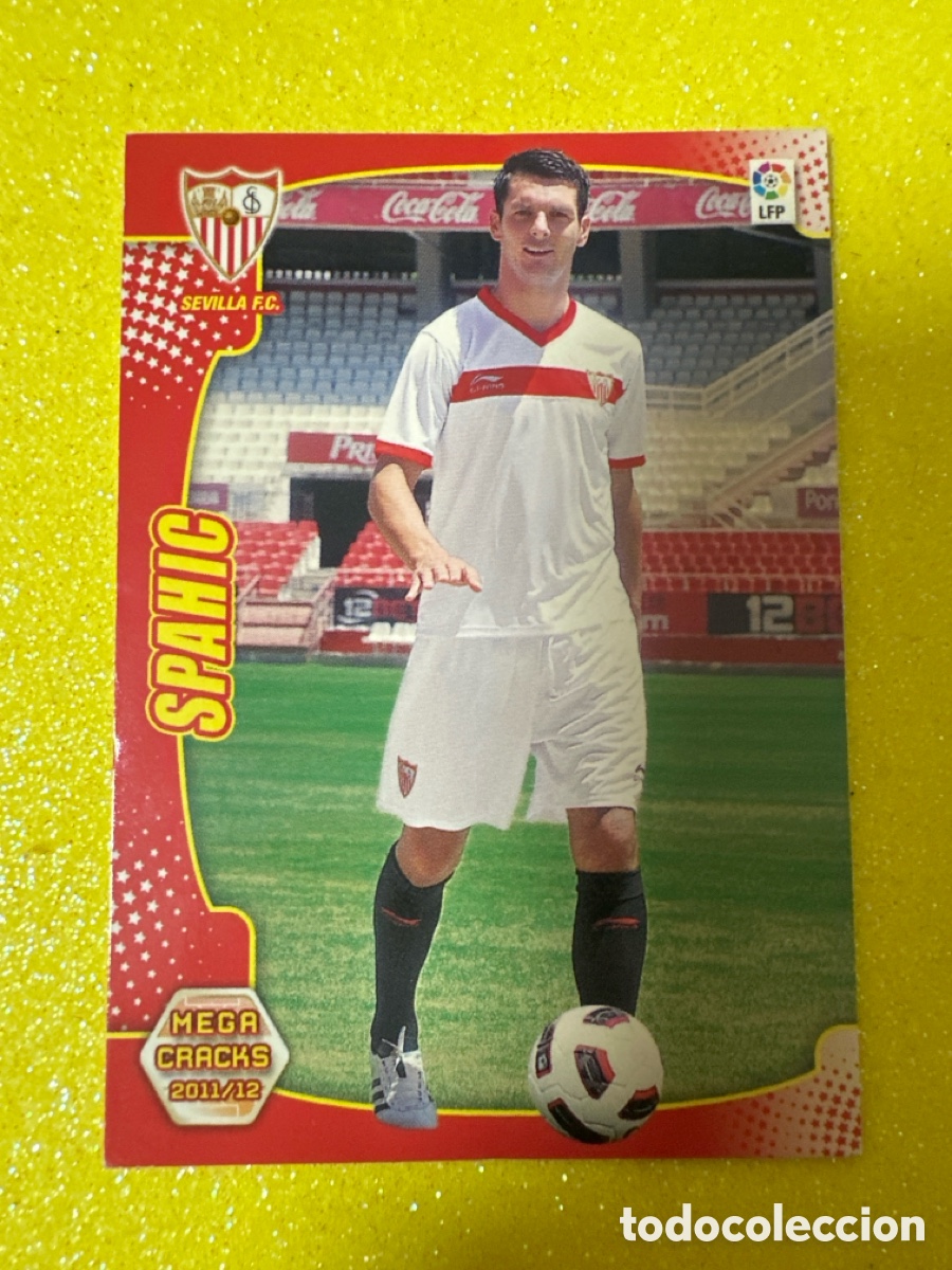 Football Stickers: 440 SPAHIC (SEVILLA) NUEVO FICHAJE MEGACRACKS 2011-2012 11 12 PANINI TRADING CARD