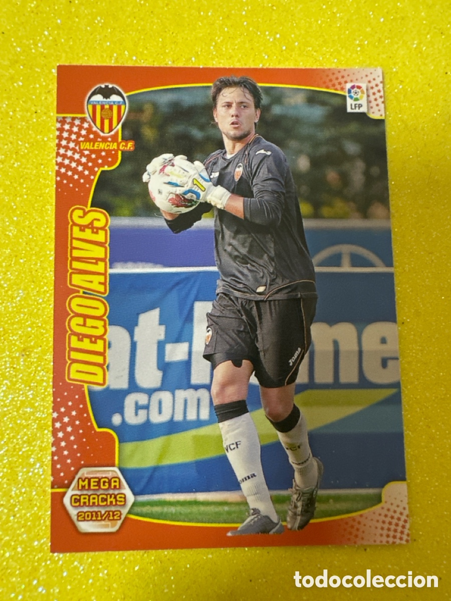Cromos de Futebol: 441 DIEGO ALVES(VALENCIA) NUEVO FICHAJE MEGACRACKS 2011-2012 11 12 PANINI TRADING CARD