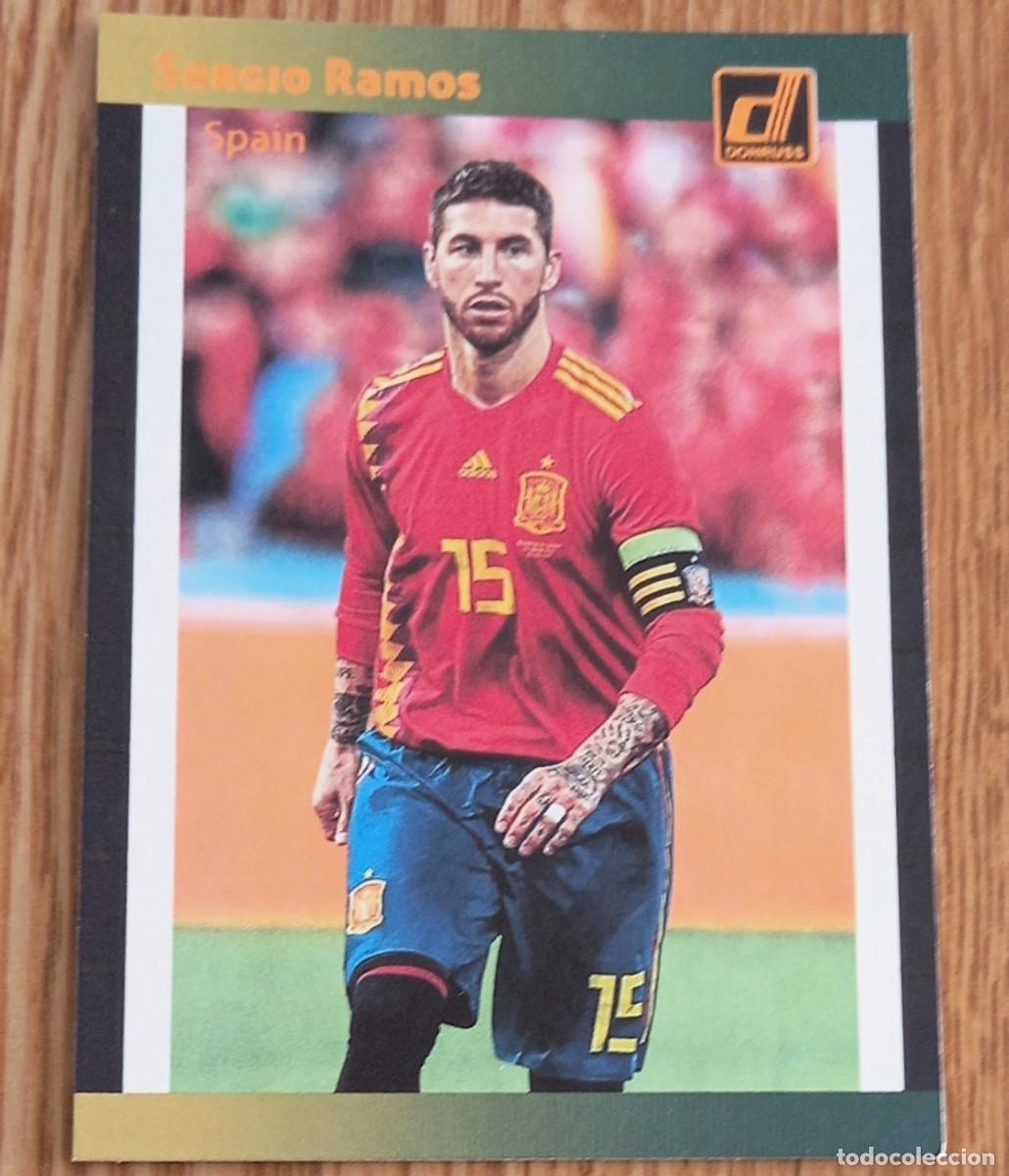 Cromos de Futebol: Sergio Ramos Espa&ntilde;a Panini Donruss Soccer DT-19