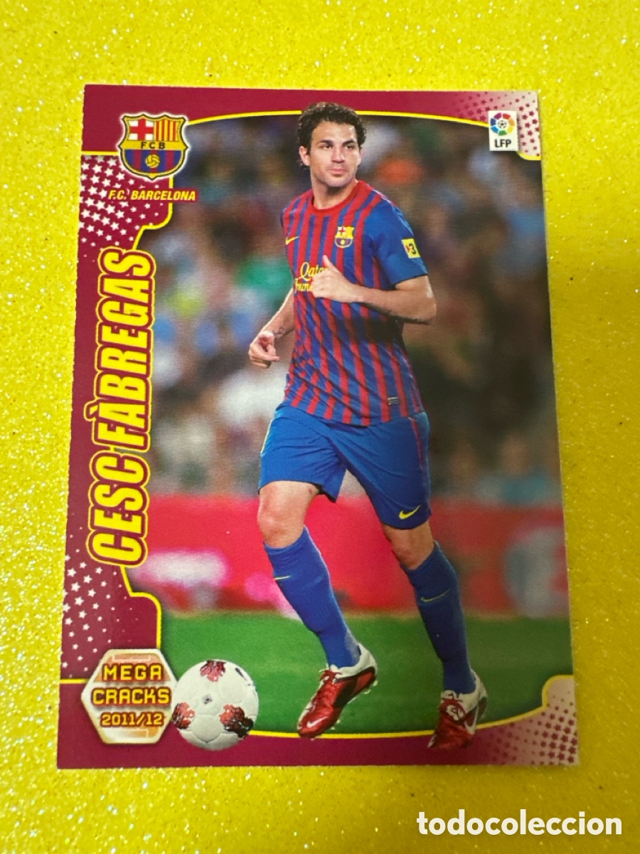 Football Stickers: 473 CESC F&Aacute;BREGAS (F.C.BARCELONA) NUEVO FICHAJE MEGACRACKS 2011-2012 11 12 PANINI TRADING CARD