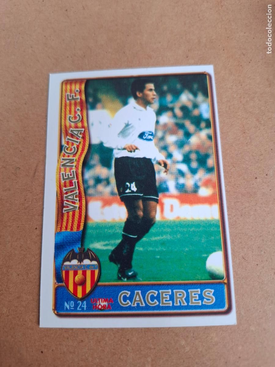 Cromos de F&uacute;tbol: MUNDICROMO 96 97 1996 1997 - UH 24 C&Aacute;CERES - VALENCIA CF