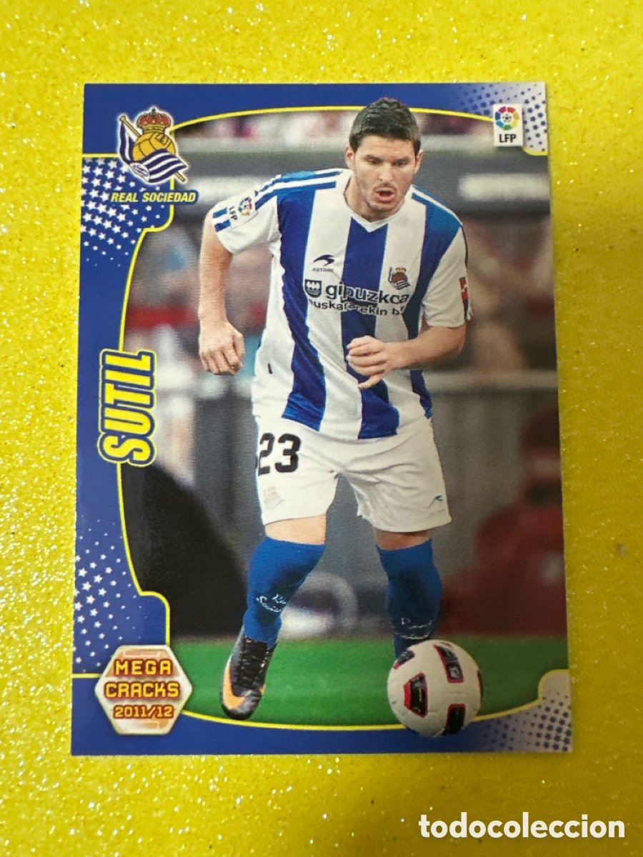 Cromos de F&uacute;tbol: 268 SUTIL(R.SOCIEDAD) MEGACRACKS 2011-2012 11 12 PANINI TRADING CARD