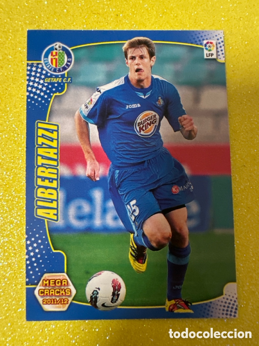 Cromos de F&uacute;tbol: 99 BIS ALBERTAZZI (GETAFE) MEGACRACKS 2011-2012 11 12 PANINI TRADING CARD
