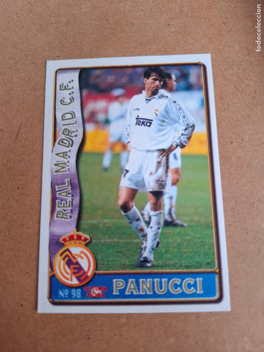 Cromos de F&uacute;tbol: MUNDICROMO 96 97 1996 1997 - UH 98 PANUCCI - REAL MADRID