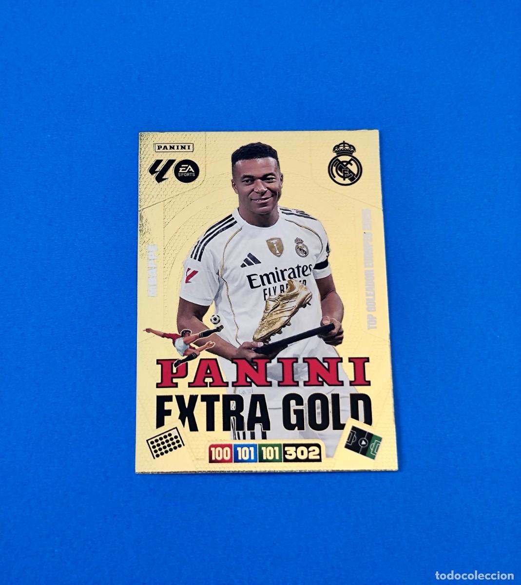 Cromos de F&uacute;tbol: Adrenalyn 2025 2026 / 25 26 Panini Extra Gold Mbapp&eacute; Real Madrid