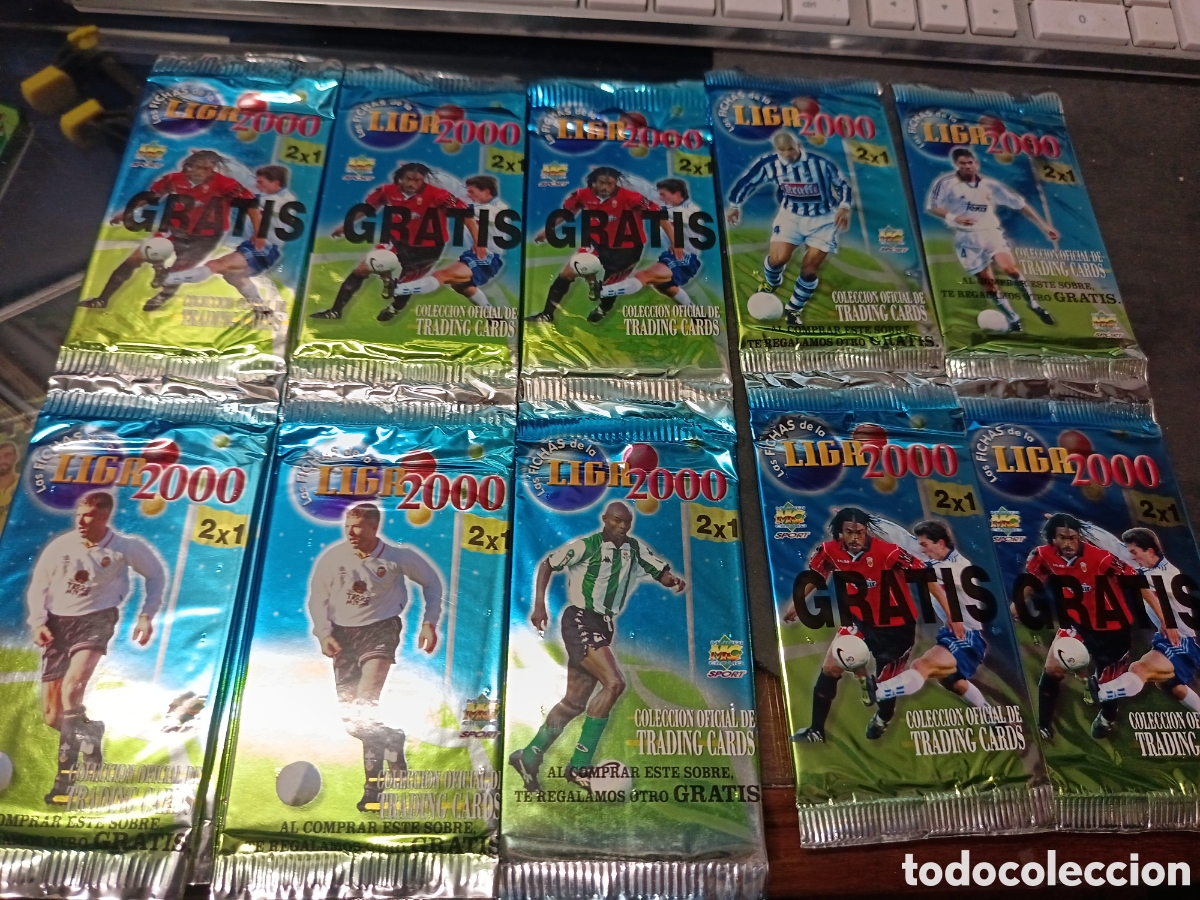 Cartes &agrave; collectionner de Football: Mundicromo 10 sobres sin abrir temporada 2000