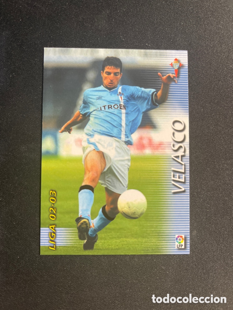 Cromos de F&uacute;tbol: Velasco 94 Celta de Vigo Megafichas 2002 2003 02 03 Panini