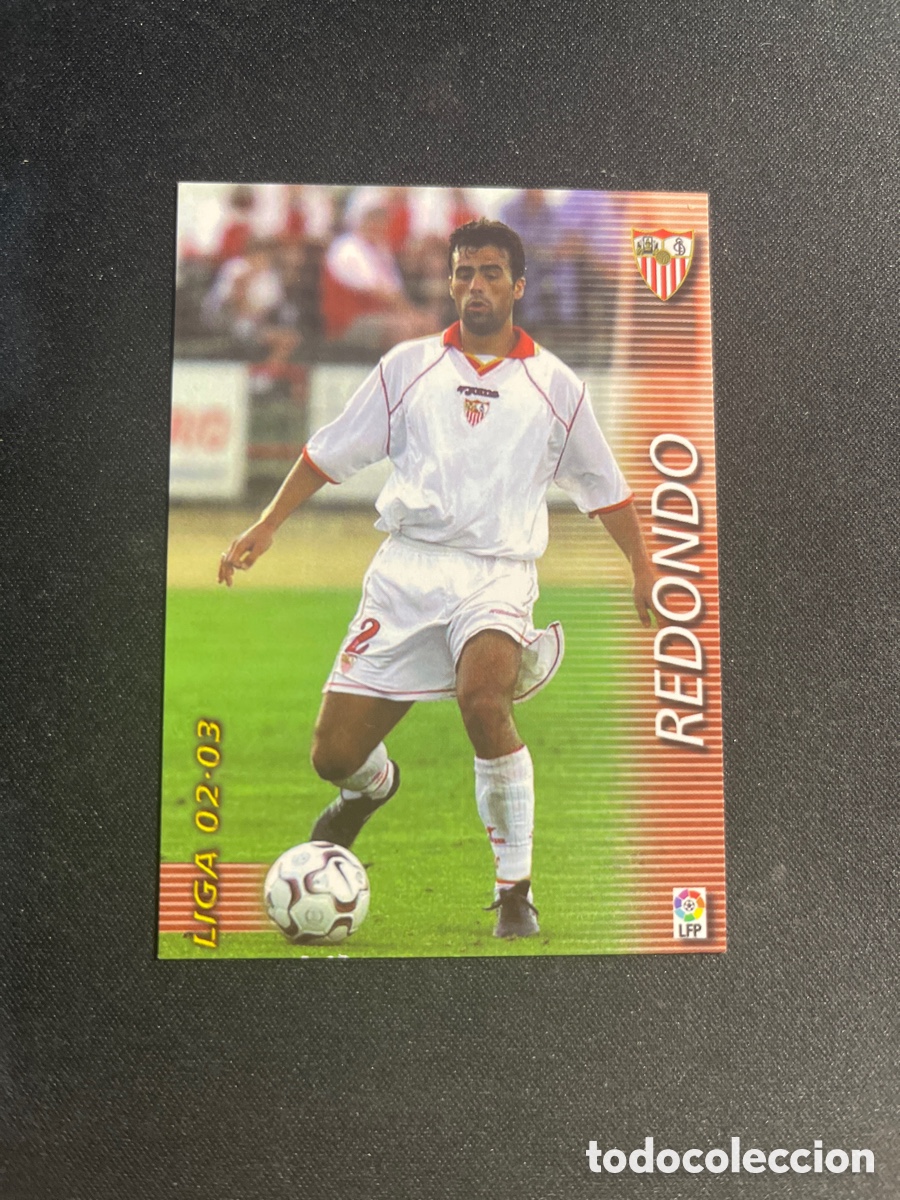 Cromos de F&uacute;tbol: Redondo 273 Sevilla Megafichas 2002 2003 02 03 Panini